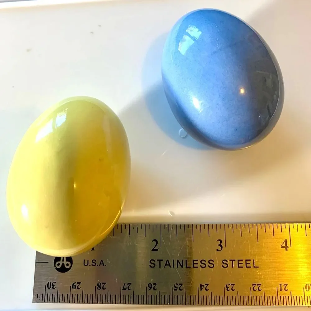 Vintage Easter Eggs Glazed ceramic Decorations 🐣